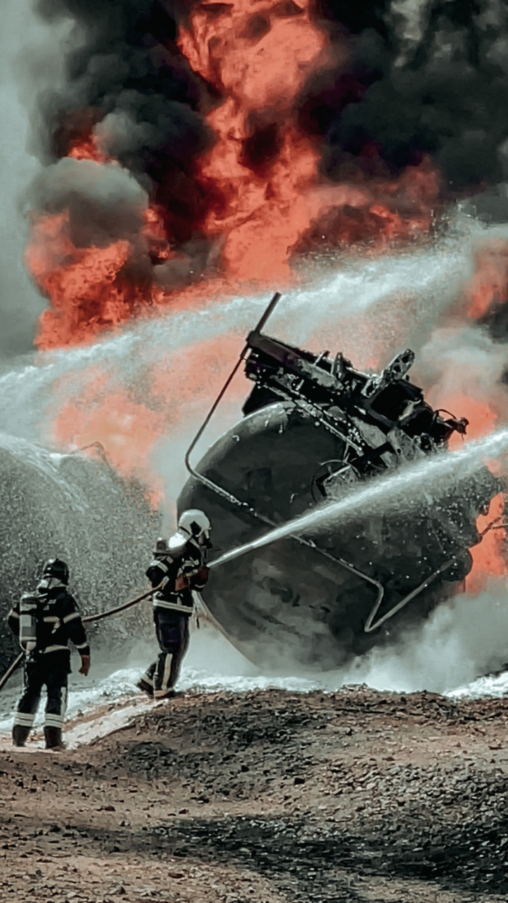 Incêndio no trem